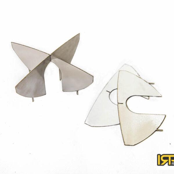 Crosshairs for smoked Hella headlight look BMW E30, E34